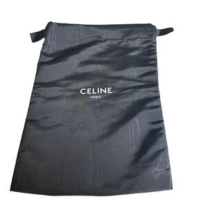 Celine Paris Drawstring Duster Travel Bag Black